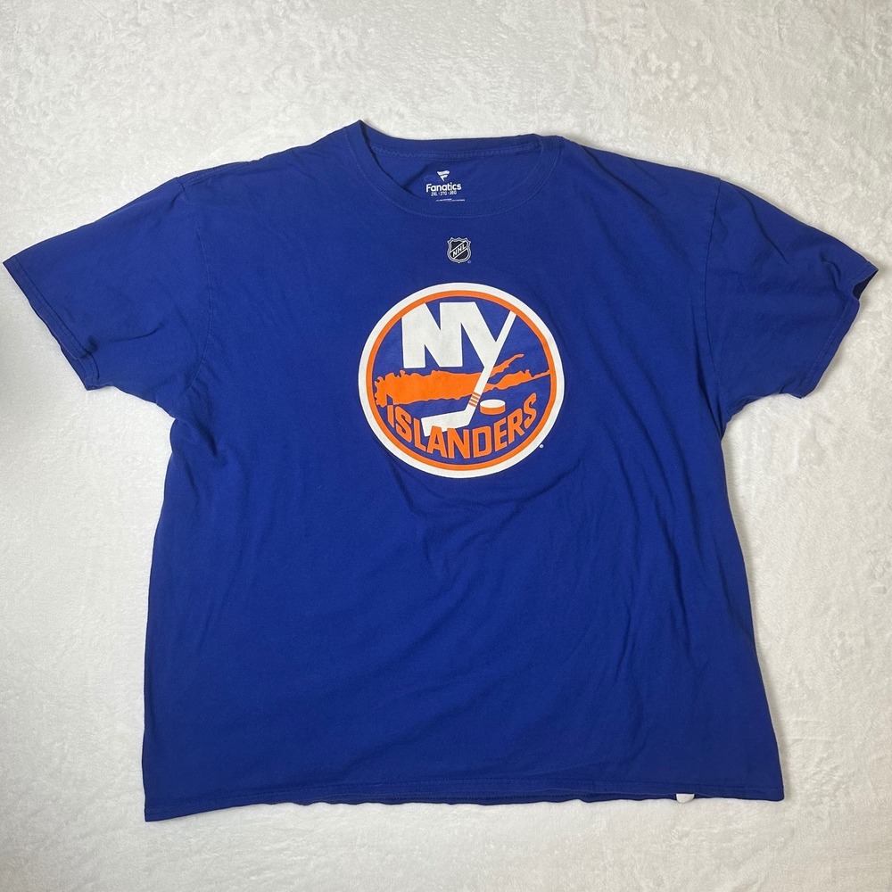 Fanatics NHL New York Islanders Mathew Barzal 13 Blue Graphic T-Shirt Mens 2XL